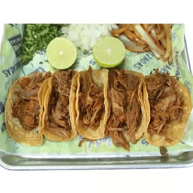 Crispy Griddled Birria Taco with Cheese.