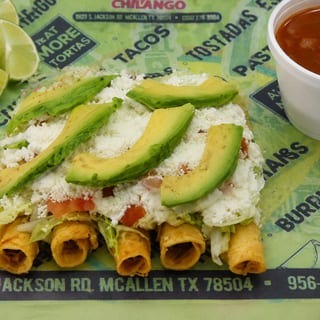 5 Flautas (Crispy Rolled Tacos)